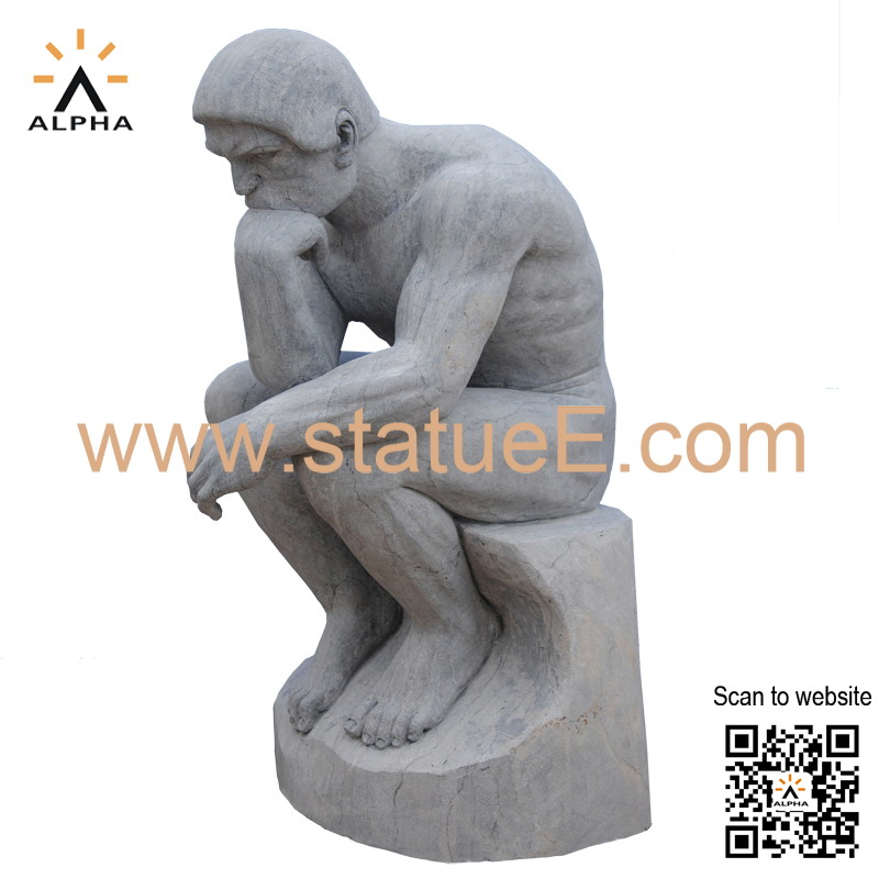 The thinker statue